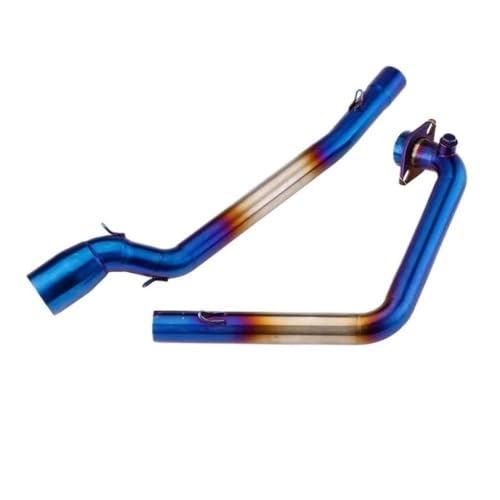 Tubo delantero de acero inoxidable para escape de moto GSXS150 y GSXR125