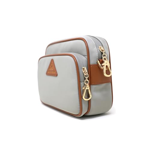 Womens Anti-Theft Water-Proof Travel Crossbody Bag with Women Nylon Jacquard Locking Clasps Strap2