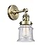 Innovations 203SW-AB-G184S Small Canton 1 Light Sconce Part of The Franklin Restoration Collection, Antique Brass