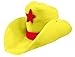 Novelty Giant Foam Cowboy Hat Yellow, Yellow, Size 1 Size
