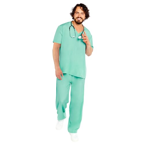amscan 9919039 Déguisement de médecin pour adulte Tour de poitrine 111,8 cm