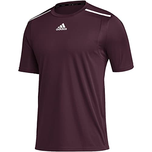adidas Team Camiseta del Equipo M, Tmmaro/Blanco, L Tall Unisex Adulto