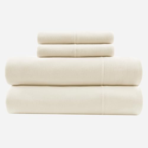 Intelligent Design Sheet Set Cotton Jersey Knit Blend, Soft & Breathable Sheets All Season Cotton Blend Sheet Set Feels Cool & Smooth, Deep Pocket Fits Up to 16