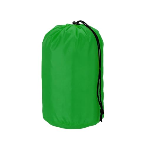 YELARXI Stuff Sack, Nylon Waterproof Storage Sacks Portable Drawstring Dry Stuff Bag Gear Organization with Toggle, 4x8Inch Fit for Backpacking Camping Traveling Hiking(Green)