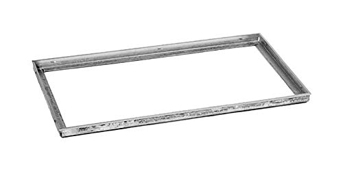 Feuerverzinkter Gitterrost Mit Winkelrahmen – 600x800 Mm, Maschenweite 30x30 Mm, Perfekt Für Industrie & Werkstatt