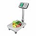 Magazynowa waga przemysłowa Handlowa składana waga Platforma elektroniczna Wyświetlacz LCD o wysokiej rozdzielczości ze stali nierdzewnej Cyfrowa podłoga (100 kg/10 g)