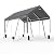 Benass Carport Canopy 12x20 Heavy Duty, Carport Canopy Adjustable Height, Portable Car Port Garage, Car Shelter All Weather, Grey