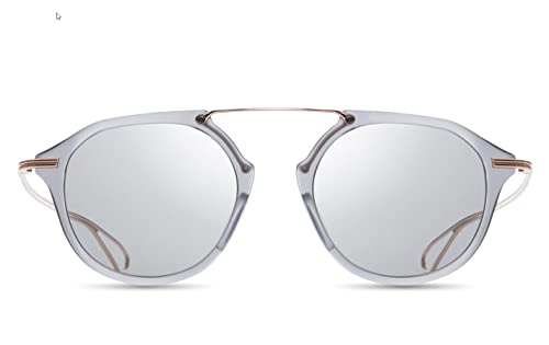 Dita KOHN DTS119-49-05AF Sunglasses Satin Crystal Grey - Rose Gold w/Medium Grey - AR 49mm2