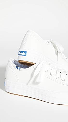 Keds Triple Kick Leather, Sneaker Womens, White, 10 Medium | Image 4