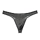 KUKUMOOD Herren-Tanga, Baumwolle, Sport, T-Rücken, sexy, klassisch, Schwarz/Rot/Grau, 3er-Pack (XL)
