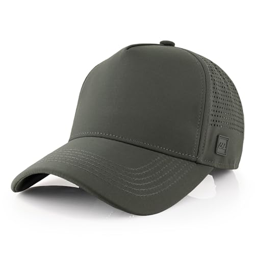 Image of CHOK.LIDS Cooling Trucker Hat Performance Cooling Mesh Back Flat Bill Hat Waterproof Dry Baseball Cap Fitted Hats for Men