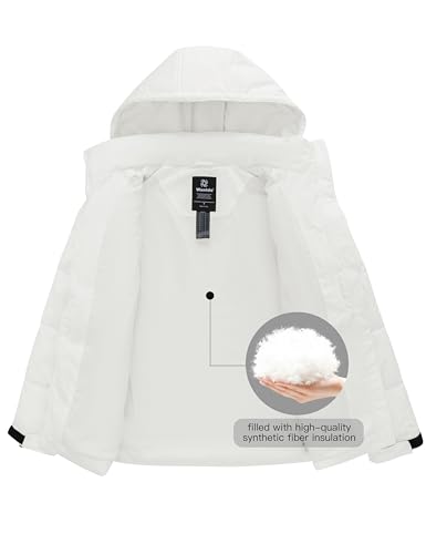 wantdo Women's Recycled Winter Coat Waterproof Puffer Jackets With Hood3