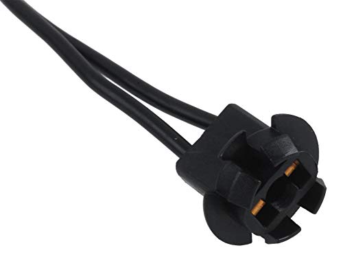 MULTICOMP - WB-240PL-12 - Lamp Holder, T-3 1/4 and T5, Nylon Wedge 75 W Wire Leads T3 1/4 and T5 Wedge Lamps 125 V-6pack