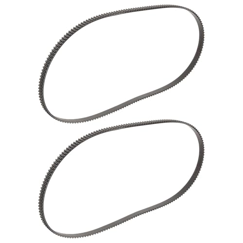 LOORGVEL 2 Piezas Correa de Transmisión para Máquina de Hacer Pan Banda Dentada Resistente y Silenciosa Repuesto para Panificadora con Sincronización Precisa Accesorios para Cocina