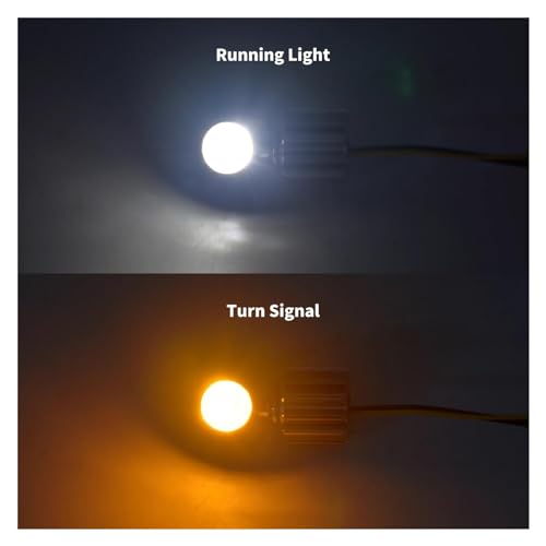 Clignotant LED ambre résistant aux vibrations pour feux circulation Softail - 5