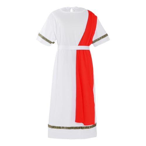 Disfraz completo de toga estilo dios griego romano miniatura 6