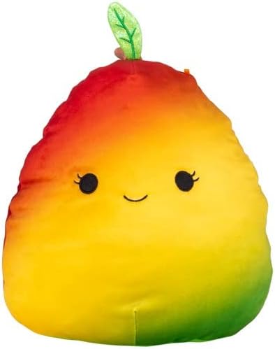 Squishmallows Peluche Kellytoy oficial Squishy Soft Escuadrón de frutas y verduras de 8 pulgadas, Ximena Mango