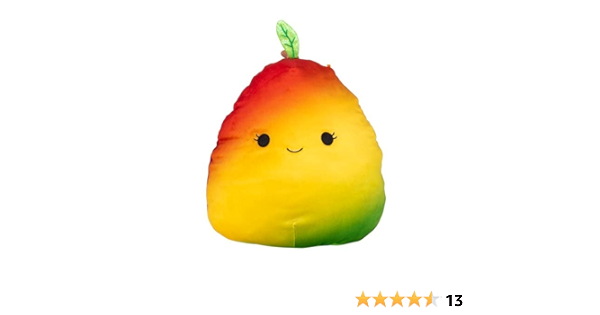 squishmallows official kellytoy plush 12 inch mango