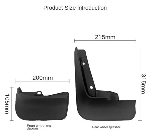 Guardabarros para VW Multivan T5 y T6: ajuste moldeado directo para modelos 2008 a 2020 3