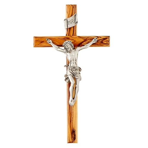 Religioso 840000506474 evite caídas con esta cruz de pared ligera en madera