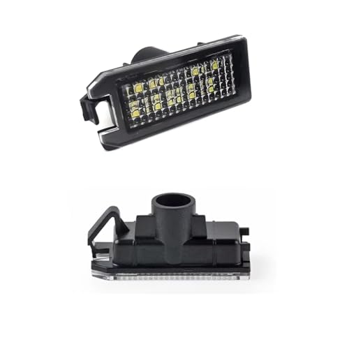 Lámpara matrícula LED Fiat 500 2013-2019 bombillas Canbus 6000K repuesto OEM 68228927AA