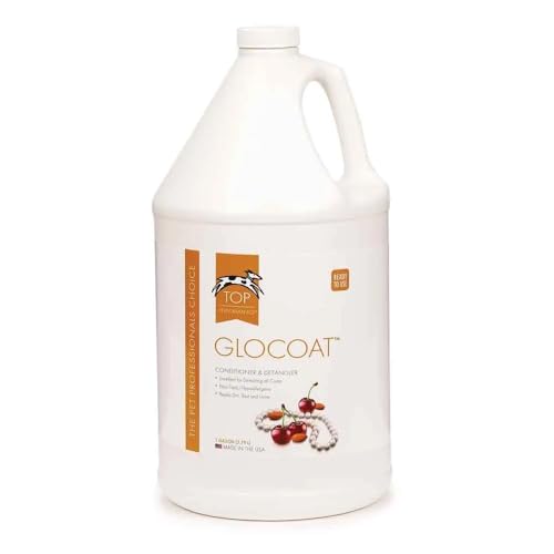 Glo Coat Dog Grooming Detangling Conditioner Cherry Almond Scent Choose Size or Set (1 Gallon Refill)