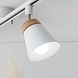 VENTOTA スポットライト e26口金 電球色 LED ダクトレールライト 調光調色 照明器具 おしゃれ ダクトレール 照明 800lm 角度調節可能 spotlight LED電球 明るい 取付簡単 リビング インテリア Mokno-S (ホワイト｜本体のみ（電球/リモコン付属なし）)