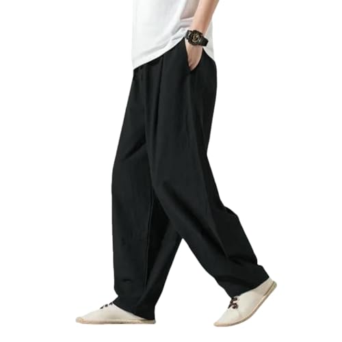 Pantalon léger en mousseline ample pour homme style ethnique