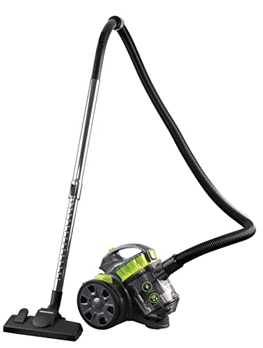 Daewoo Tornado Cyclonic 700W Cylinder Vacuum Cleaner, Powerful Lightweight Bagless Hoover with HEPA Filtration, Telescopic Tube, Multi-Floor Tool & 2L Capacity, For Carpets, Hard Floors & Upholstery