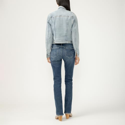 Image of Silver Jeans Co. Women's Elyse Mid Rise Comfort Fit Slim Bootcut Jeans