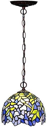 Suspension style Tiffany glycine pour l'ambiance feutrée d'un café