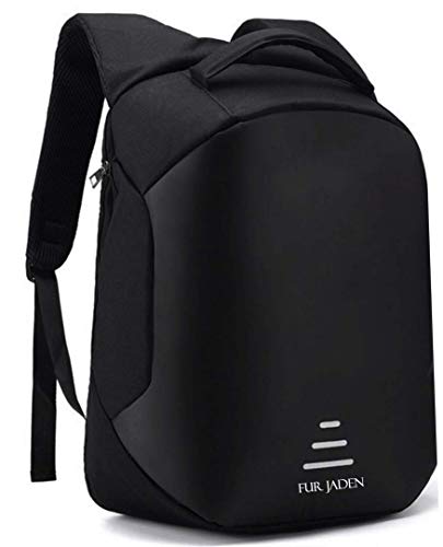 FUR JADEN 15.6 Anti Theft Laptop Backpack with USB Charging Port Unisex Bag for College Office Suitable for Men Women