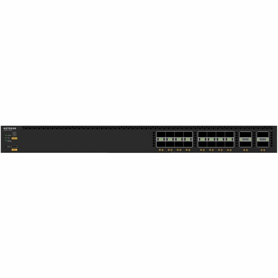Image of NETGEAR M4350 Series M4350-16V4C 20 Port Switch VSM4320C-100NES | 16x25G SFP28 + 4x40G /100G QSFP28 | L3 Stackable | Front to Back Airflow | Cloud Care's 3 Year Warranty SupportPlus Included
