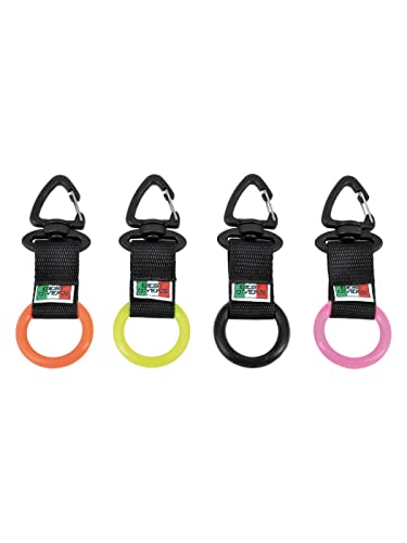 Best divers Clip Anillo Silicona Rosa, Cinta Negra Unisex Adulto, Unisex Adulto, AI0227BP, Nero/Rosa, Talla única