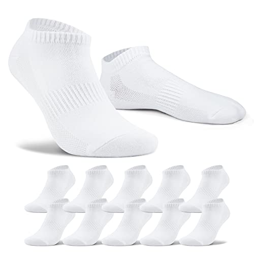 Lot De 5 Paires Chaussettes Basses Femme – Coton Peigné Respirant – Taille 37-42 – Running, Sport, Quotidien