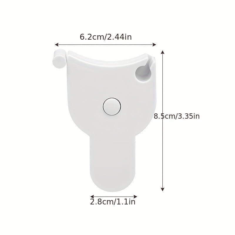 1 fita métrica macia para corpo, cintura, peito e coxa – fita métrica retrátil para fitness, plástico, portátil para uso doméstico e academia, preta 1 fita métrica macia para corpo, cintura, peito e coxa – fita métrica retrátil para fitness, plástico, portátil para uso doméstico e academia, preta