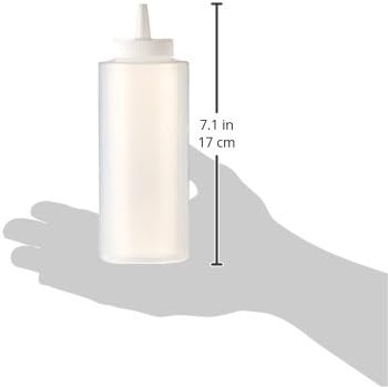 Winco Botellas Squeeze 12 oz Claras 6 Piezas miniatura 3