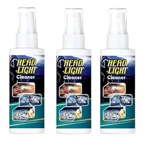 Headlight Lens Cleaner, Restorer, Shiner, for Vehicles (110ml Each, Pack of 4) Automobile Car & Bike Headlight Lens and Glass Restorer Cleaner, Restores Cloudy, Dull, Yellowed Headlights
