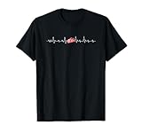 Gâteau au fromage drôle Heartbeat Cheese Cake Sweet Dessert Amateurs T-Shirt