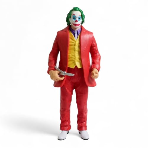 Image of YOURKARTS.COM Car Decoration Joker Villan 20cm Large Size Famous Superhero & Comic Character Action Figure (Joker Red Jacket)