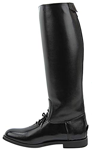 MB-2 Men's Mens Motorcycle Police Patrol Leather Tall Knee High Riding Boots Color Black4