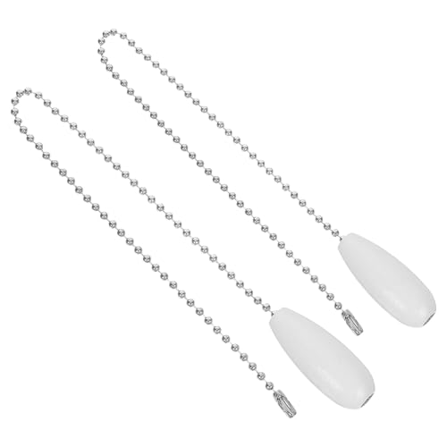ELAYARD 2 piezas Extensor Cadena Ventilador Techo Madera Colgante Decorativo Fácil Instalación Ajuste Altura Cómodo y Elegante para Lámparas y Abanicos