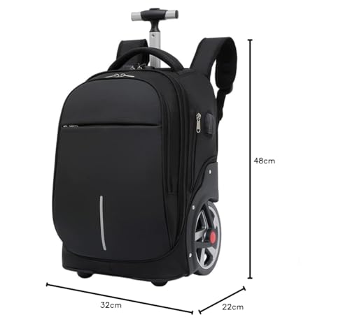SYDARSYN plecak na laptopa z przyłączem ładowania USB plecak mężczyzn na Kółkach torby biznesowy antykradzieżowy pracy Podróżny plecak na laptopa torba robocza
