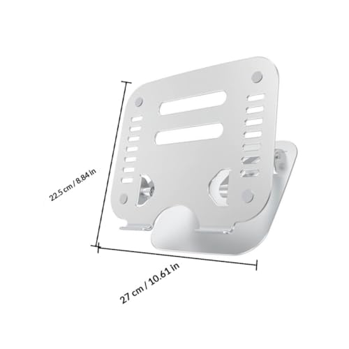 Soporte Ajustable para Laptop de Aluminio Plata miniatura 2