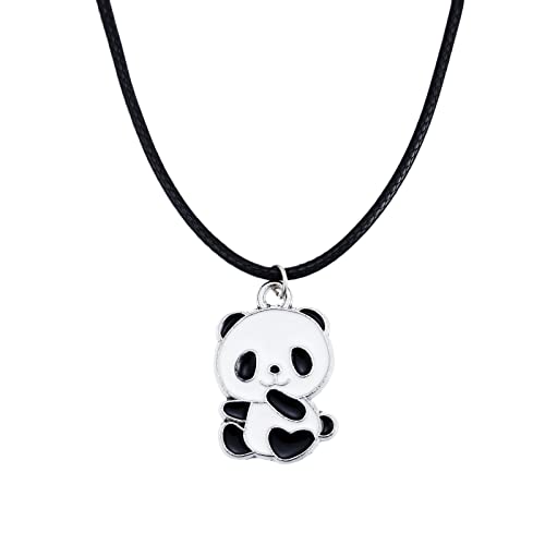 Panda Necklace and Keychain, Cute Panda Bracelet and Jewelry