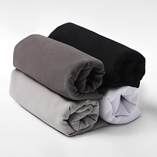 Image of 4 PCS Muslim Women Soft Premium Solid Chiffon Hijab Scarves Shawl Long Scarf Wrap Scarves with Gift Box, Mix Color G, 175*70cm
