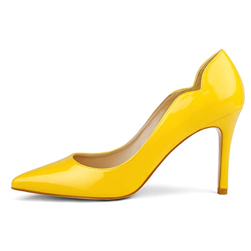 Image of JOY IN LOVE Pumps for Women 3.5 inch Stiletto High Heels Pointy Toe Pumps Shoes