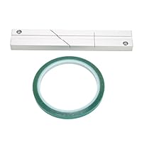 Bandspleißblock, Reel-to-Reel 1/4 10 Bandspleißblock Spleißband für Revoxsonido Open Reel Tape Media, Einstellbare Länge für Einfaches Bandschneiden