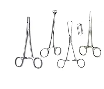 Putex Artery Forcep, Needle Holder,Aliss tissue, Babcock(set of 4)