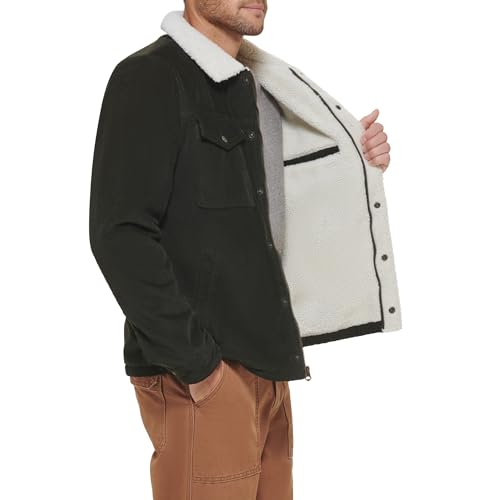 Image of Levi's Men's Corduroy Sherpa Lined Trucker Jacket (Regular & Big & Tall Sizes)